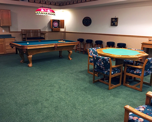 Our Stylish Billiards and Game Room