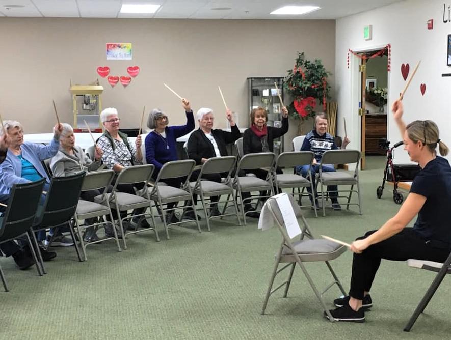 Moment of Our Chair Yoga