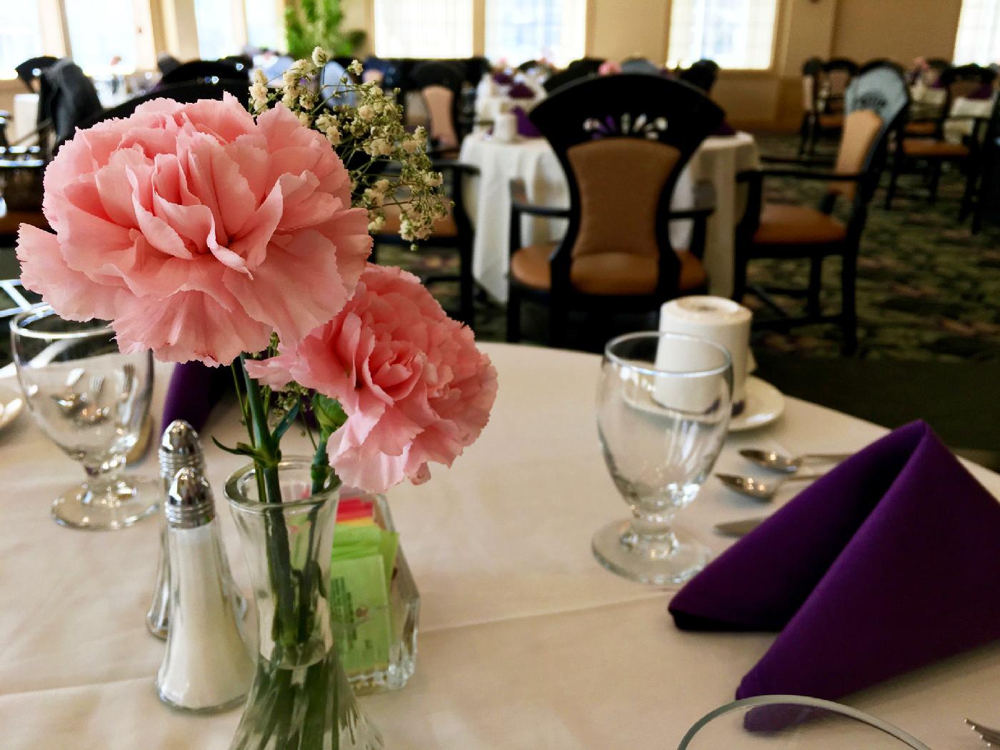 Table Decorations at Our Dining Room